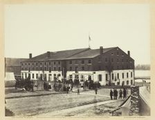 Libby Prison, Richmond, Virginia, April 1864. Creator: Alexander Gardner