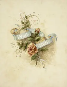 Liber Amicorum of the van Tienhoven-Hackes, 1891. Creator: Johannes Matthijs Lion