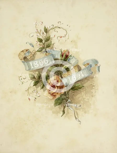 Liber Amicorum of the van Tienhoven-Hackes, 1891. Creator: Johannes Matthijs Lion.