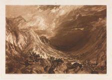 Liber Studorium: Ben Arthur, Scotland, c. 1818. Creator: Thomas Guff Lupton (British, 1791-1873)