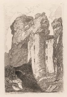 Liber Studiorium: Ragland Castle, Monmouhshire, 1838. Creator: John Sell Cotman (British, 1782-1842); H. G. Bohn
