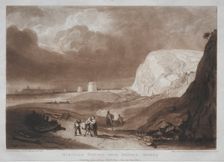 Liber Studiorum: Martello Towers, near Bexhill, Sussex. Creator: Joseph Mallord William Turner (British, 1775-1851)