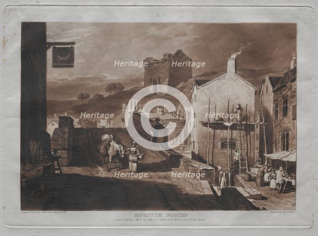 Liber Studiorum: Morpeth North. Creator: Joseph Mallord William Turner (British, 1775-1851).