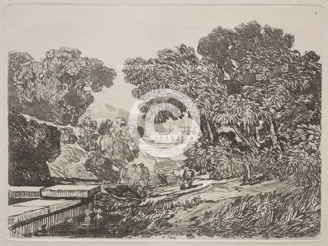 Liber Studiorum: A Study, 1838. Creator: John Sell Cotman (British, 1782-1842).
