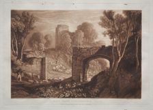 Liber Studiorum: East Gate, Winchelsea, Sussex. Creator: Joseph Mallord William Turner (British, 1775-1851)
