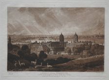 Liber Studiorum: London from Greenwich. Creator: Joseph Mallord William Turner (British, 1775-1851)
