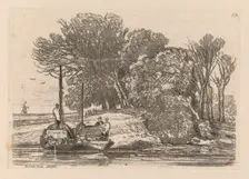 Liber Studiorum: Plate 19, Postwick Grove, Norfolk, 1838. Creator: John Sell Cotman (British, 1782-1842)