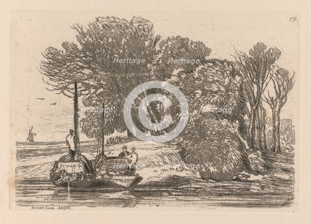 Liber Studiorum: Plate 19, Postwick Grove, Norfolk, 1838. Creator: John Sell Cotman (British, 1782-1842).
