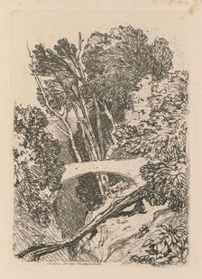Liber Studiorum: Plate 11: Parson's Bridge, Cardingshire, 1838. Creator: John Sell Cotman (British, 1782-1842)