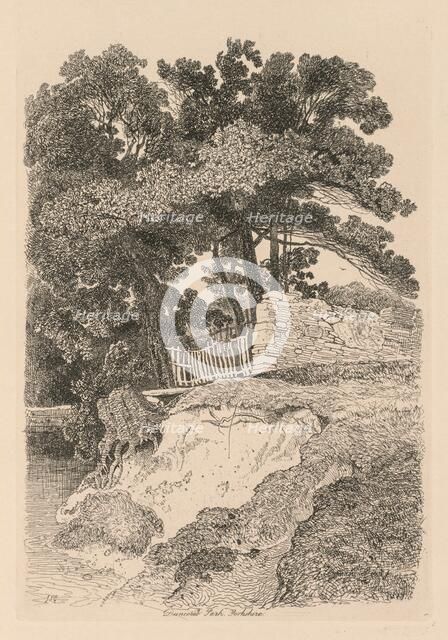 Liber Studiorum: Plate 13, Duncomb Park, Yorkshire: No. 5, 1838. Creator: John Sell Cotman (British, 1782-1842).