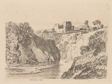Liber Studiorum: Plate 27, Kilgarren Castle, N. Wales, 1838. Creator: John Sell Cotman (British, 1782-1842)