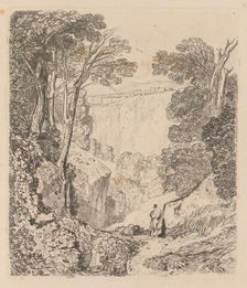 Liber Studiorum: Plate 2, View of Clifton, 1838. Creator: John Sell Cotman (British, 1782-1842)