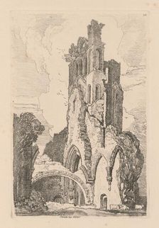 Liber Studiorum: Plate 34, Llanathony Abbey, Monmouthshire, 1838. Creator: John Sell Cotman (British, 1782-1842)