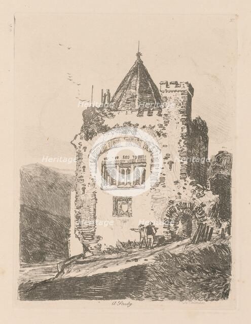Liber Studiorum: Plate 37, A Study, 1838. Creator: John Sell Cotman (British, 1782-1842).
