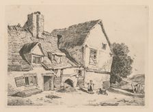 Liber Studiorum: Plate 38, View at Deptford, 1838. Creator: John Sell Cotman (British, 1782-1842)