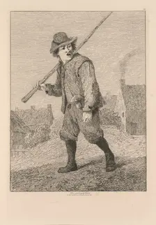 Liber Studiorum: Plate 46, Sketch after Teniers, 1838. Creator: John Sell Cotman (British, 1782-1842)