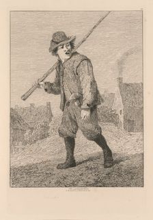 Liber Studiorum: Plate 46, Sketch after Teniers, 1838. Creator: John Sell Cotman (British, 1782-1842)