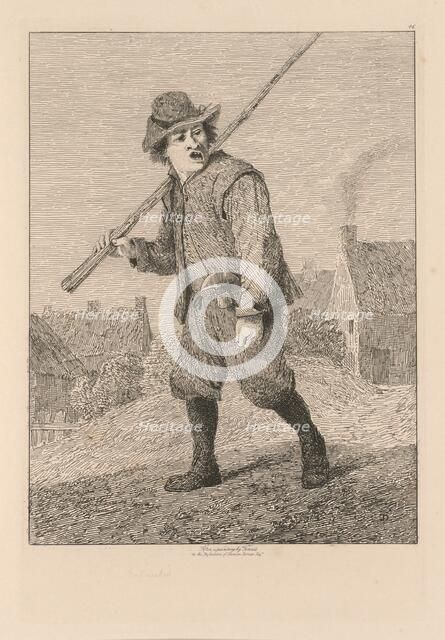 Liber Studiorum: Plate 46, Sketch after Teniers, 1838. Creator: John Sell Cotman (British, 1782-1842).