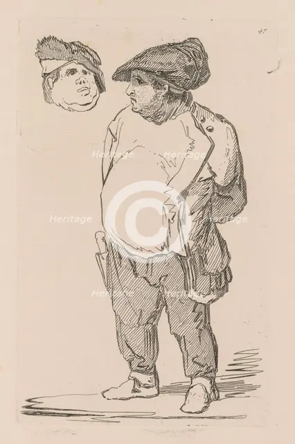 Liber Studiorum: Plate 47, A Study, 1838. Creator: John Sell Cotman (British, 1782-1842).