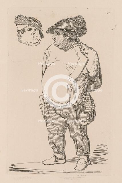 Liber Studiorum: Plate 47, A Study, 1838. Creator: John Sell Cotman (British, 1782-1842).