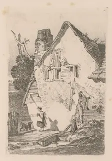 Liber Studiorum: Plate 40, Lakenham, near Norwich, 1838. Creator: John Sell Cotman (British, 1782-1842)