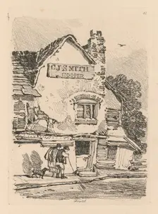 Liber Studiorum: Plate 41, House at Bristol, 1838. Creator: John Sell Cotman (British, 1782-1842)
