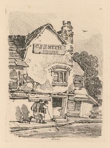 Liber Studiorum: Plate 41, House at Bristol, 1838. Creator: John Sell Cotman (British, 1782-1842)