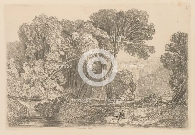 Liber Studiorum: Plate 5, Walsingham, Norfolk, 1838. Creator: John Sell Cotman (British, 1782-1842).