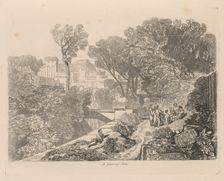 Liber Studiorum: Plate 6, The Judgment of Midas, 1838. Creator: John Sell Cotman (British, 1782-1842)