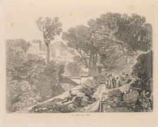 Liber Studiorum: Plate 6, The Judgment of Midas, 1838. Creator: John Sell Cotman (British, 1782-1842)