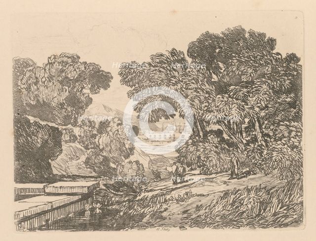 Liber Studiorum: Plate 9, A Study, 1838. Creator: John Sell Cotman (British, 1782-1842).
