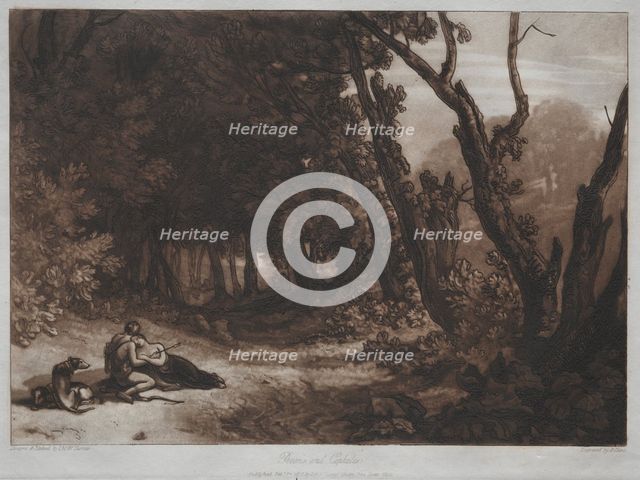 Liber Studiorum: Procris and Cephalus. Creator: Joseph Mallord William Turner (British, 1775-1851).