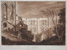 Liber Studiorum: Rivaux Abbey, Yorkshire. Creator: Joseph Mallord William Turner (British, 1775-1851)