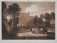 Liber Studiorum: St. Catherine's Hill, near Guilford. Creator: Joseph Mallord William Turner (British, 1775-1851)