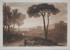 Liber Studiorum: Scene in the Campagna. Creator: Joseph Mallord William Turner (British, 1775-1851)