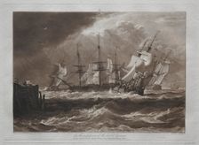 Liber Studiorum: Ships in a Breeze. Creator: Joseph Mallord William Turner (British, 1775-1851)