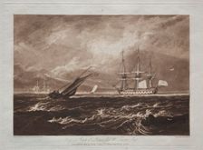 Liber Studiorum: The Leader Sea-piece. Creator: Joseph Mallord William Turner (British, 1775-1851)