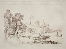 Liber Studiorum: Ville de Thun, Switzerland. Creator: Joseph Mallord William Turner (British, 1775-1851)