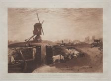 Liber Studiorum: Windmill and Lock. Creator: Joseph Mallord William Turner (British, 1775-1851)