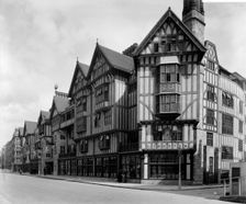 Liberty, the Arts and Crafts Tudor-style shop in Great Marlborough Street, London, 1924. Creator: Bedford Lemere and Company