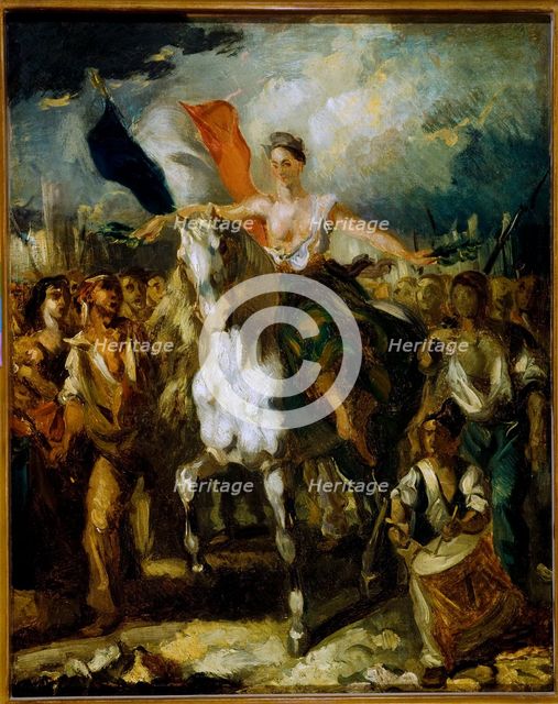 Liberty, allegory of the days of 1830, c1830. Creator: Louis Candide Boulanger.