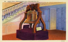 Liberty Bell, Independence Hall, Philadelphia, Pennsylvania, USA, 1933