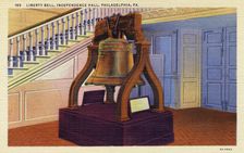 Liberty Bell, Independence Hall, Philadelphia, Pennsylvania, USA, 1933