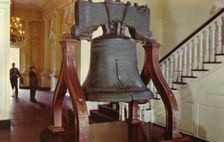Liberty Bell, Independence Hall, Philadelphia, Pennsylvania, USA, 1953