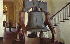 Liberty Bell, Independence Hall, Philadelphia, Pennsylvania, USA, 1953