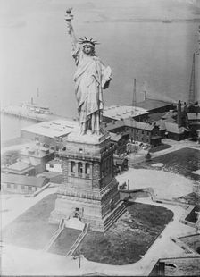 Liberty from army plane, between c1915 and c1920. Creator: Bain News Service
