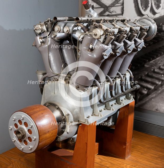 Liberty L-8 (Packard) V-8 Engine, 1917. Creator: Packard Motor Car Company.