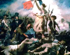 Liberty Leading the People 1830. Artist: Eugène Delacroix