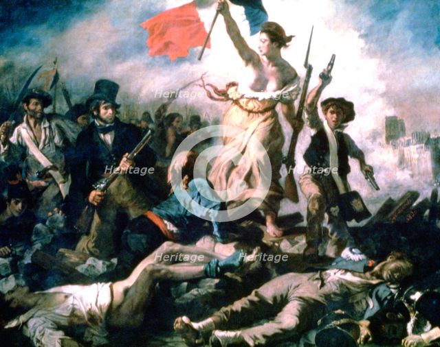 'Liberty Leading the People', 1830. Artist: Eugène Delacroix