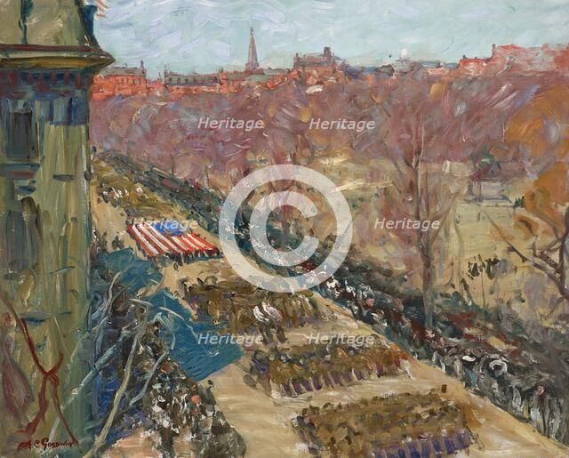 Liberty Loan Parade, 1918. Creator: Arthur Clifton Goodwin.